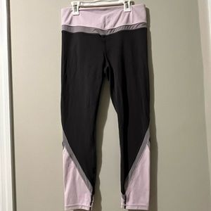 Athelta Pink and Grey 7/8 Leggings